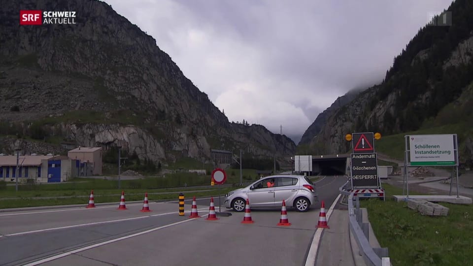 Gotthardstrasse mehrere Wochen gesperrt