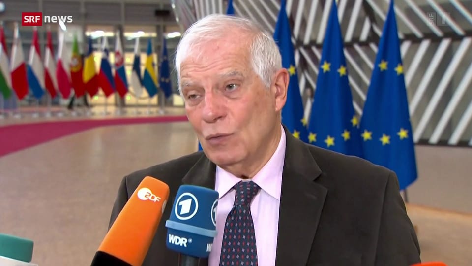 Der EU-Aussenbeauftragte Borrell ist schockiert