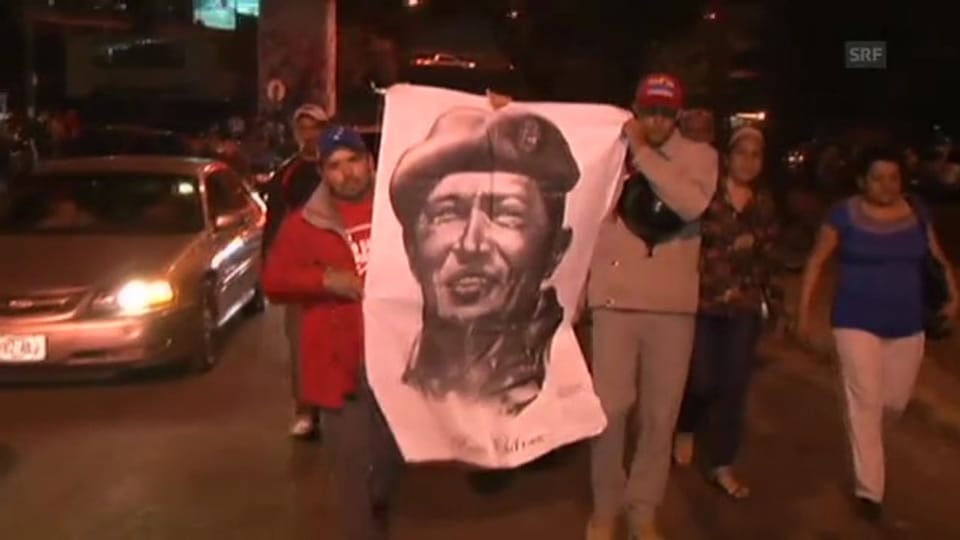 In Caracas trauern die Menschen um Chávez.