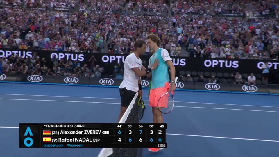 Zverev gewinnt epischen Ballwechsel, Nadal den Match