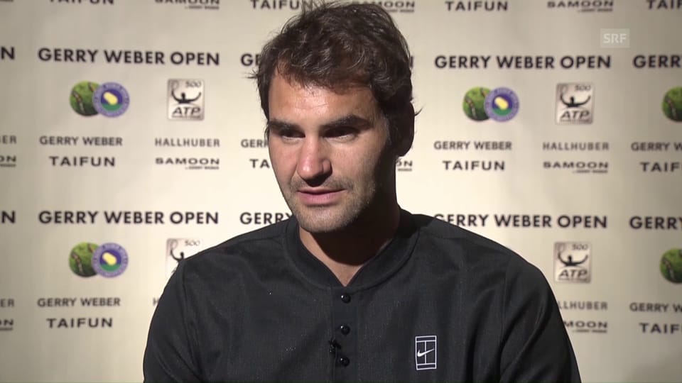 Federer: «Muss im nächsten Match besser aufschlagen» (englisch)