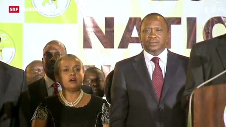 Kenyatta neuer Präsident Kenias