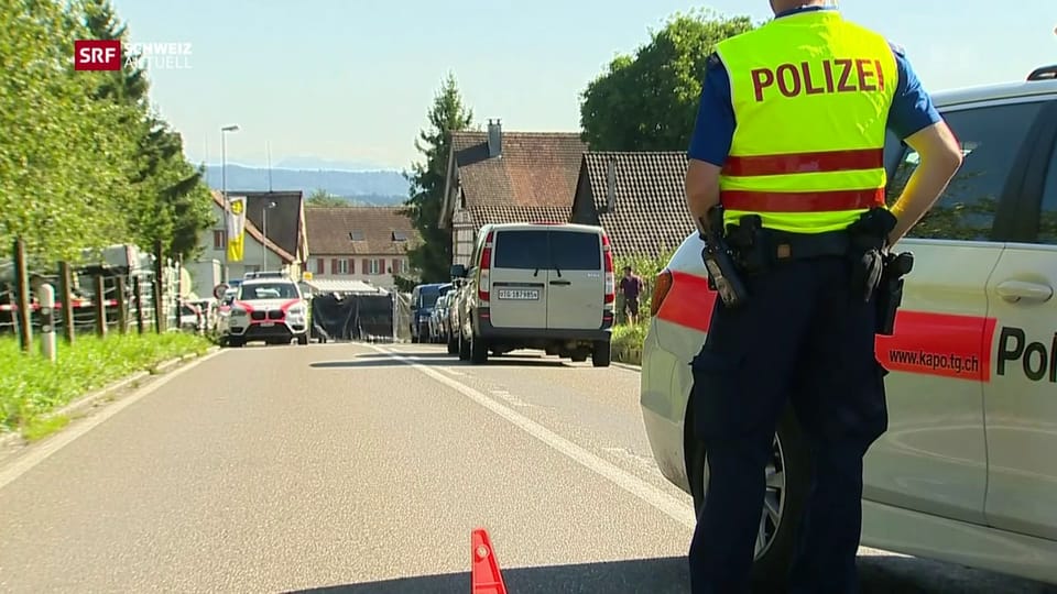 Polizeieinsatz in Hefenhofen