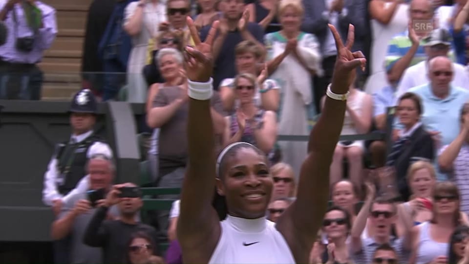 Die Livehighlights bei Serena Williams - Angelique Kerber