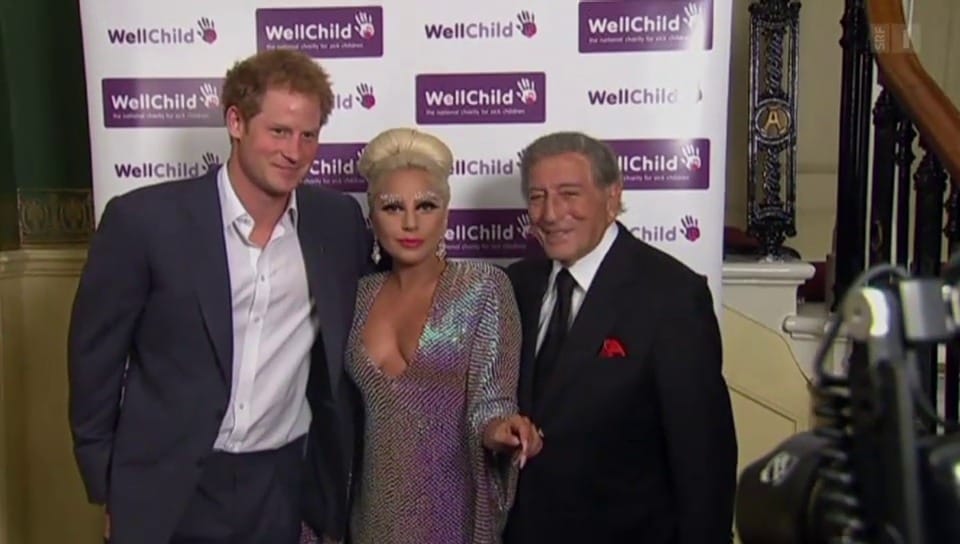 Adel trifft auf Popadel: Prinz William lernt Lady Gaga kennen