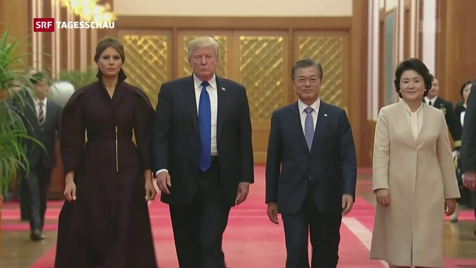 Trump in Südkorea