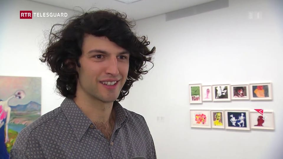 Andriu Deplazes: In purtret da l'artist ch'expona en il Museum d'art dal Grischun