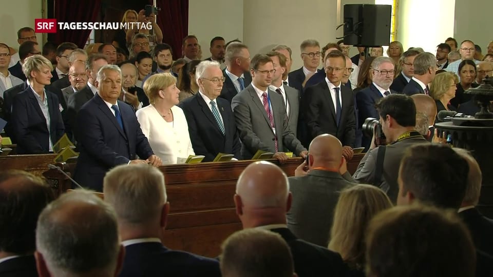 Angela Merkel besucht Sopron