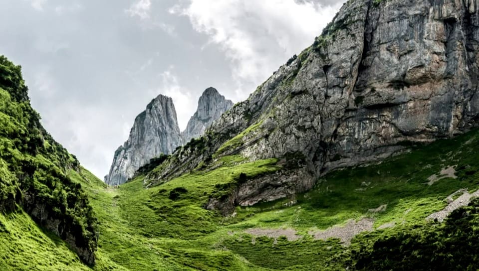 Natur pur, Schweizer Berge im Hoch