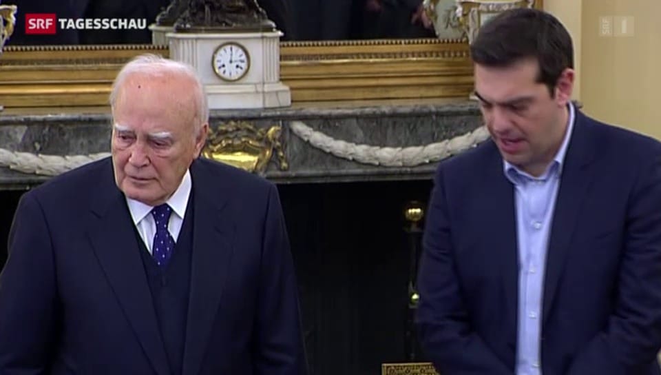 Die neue griechische Regierung hat ein Gesicht