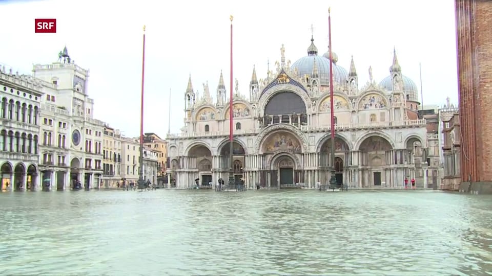 Aus dem Archiv: Historische Bauwerke in Venedig bedroht