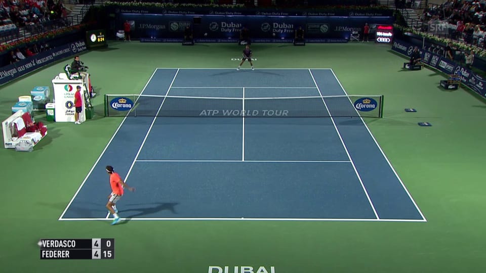 Federer - Verdasco: Die Live-Highlights (unkommentiert)