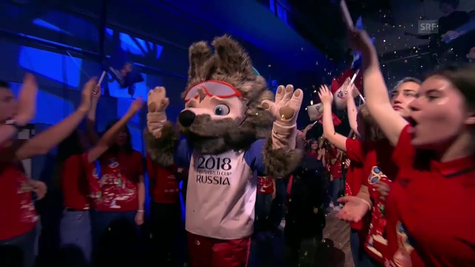Russen wählen Wolf zum WM-Maskottchen (sntv)