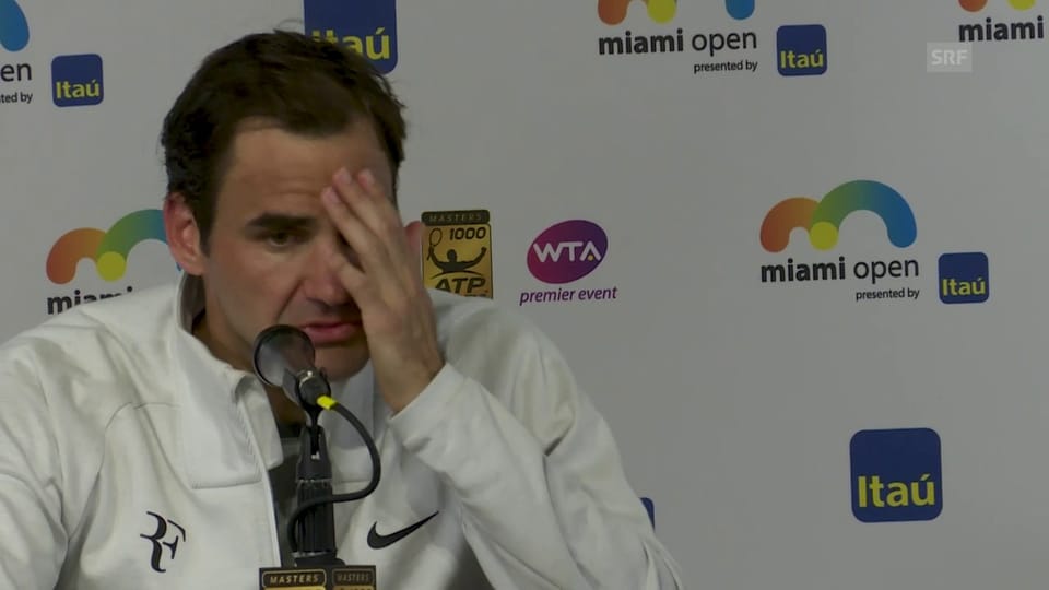 Federer: «Bin mit den Bedingungen nicht klar gekommen»