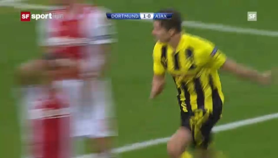 Gruppenspiel: Dortmund - Ajax (1:0)