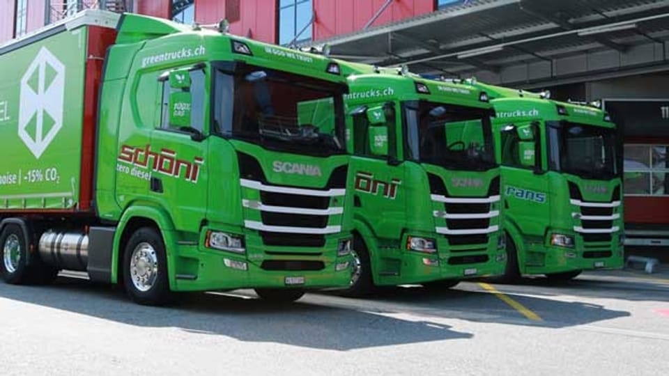 Aargauer Firma setzt auf grünen LKW-Antrieb