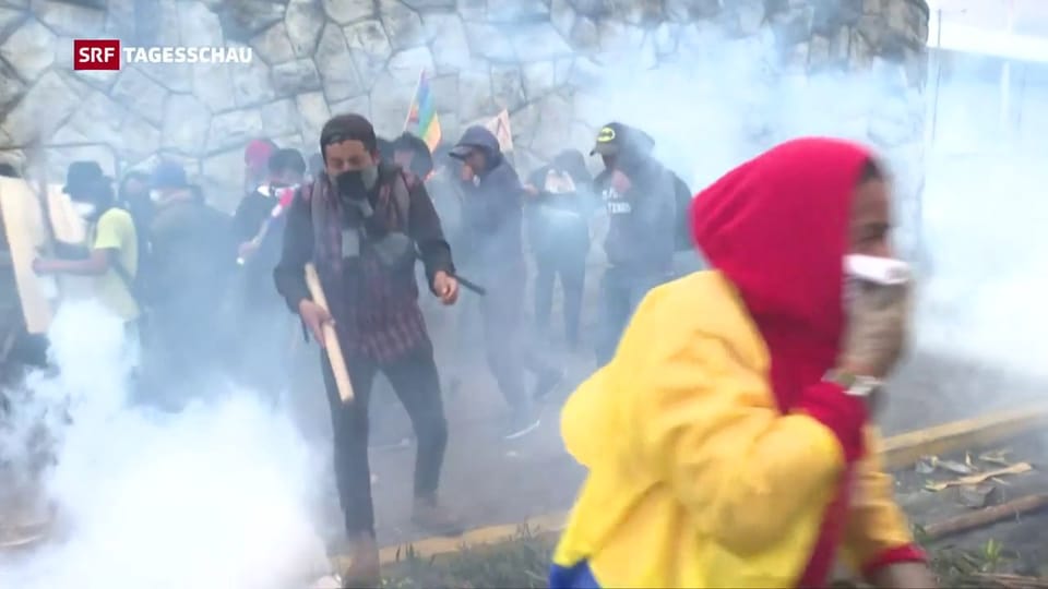 Aus dem Archiv: Demonstrationen in Ecuador