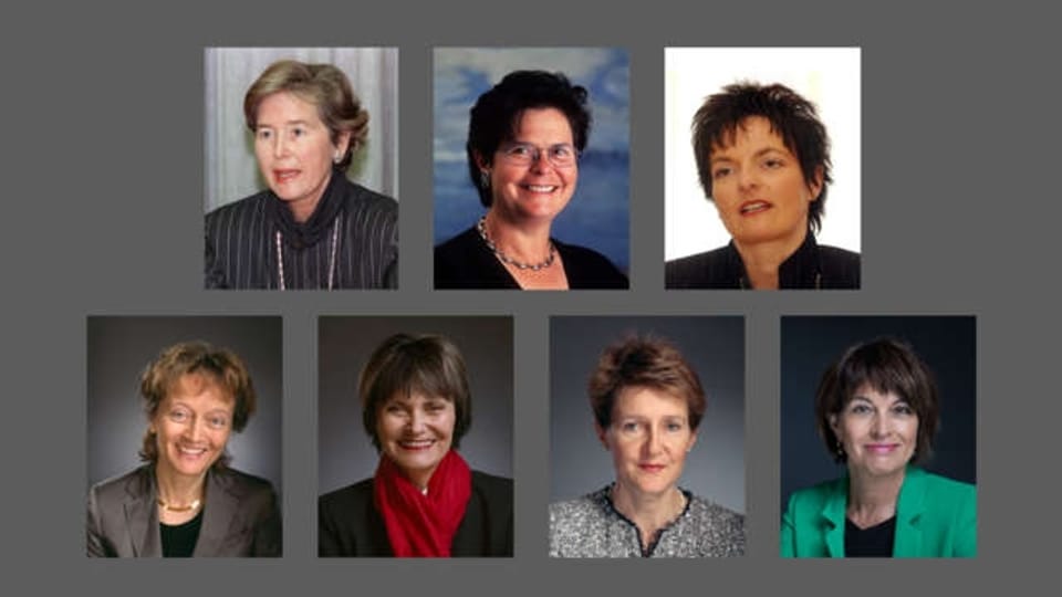Die 7 Bundesrätinnen der Schweiz | Frauen in der Politik