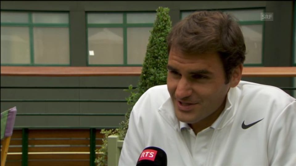 Roger Federer vor dem Wimbledon-Start