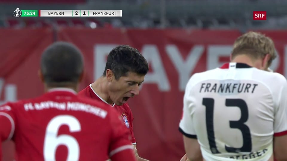 Archiv: Bayern schlägt Frankfurt und zieht in den Pokalfinal ein