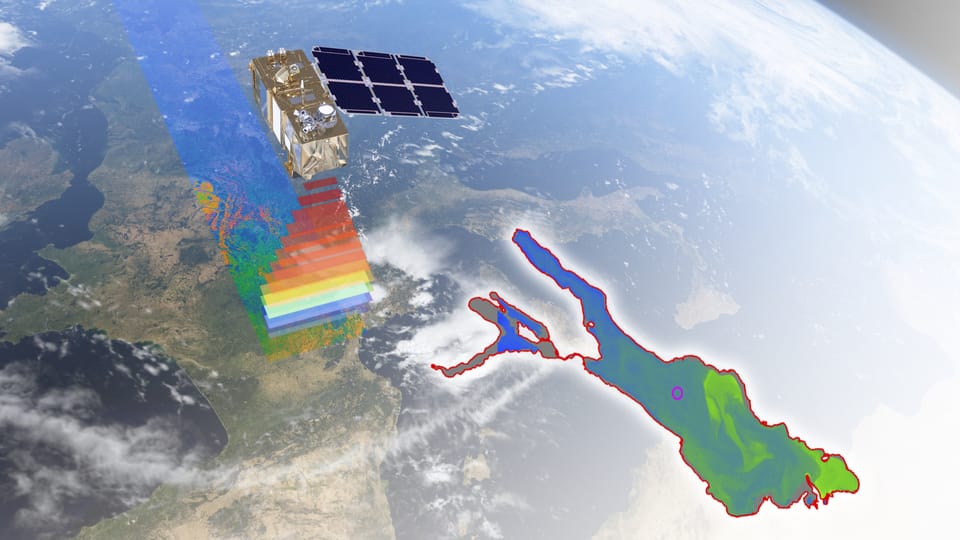 Satellitenbilder liefern wertvolle Daten zum Bodenseewasser