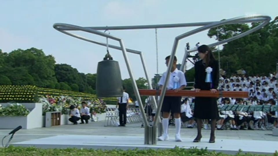 Gedenkzeremonie in Hiroshima (unkommentiert)