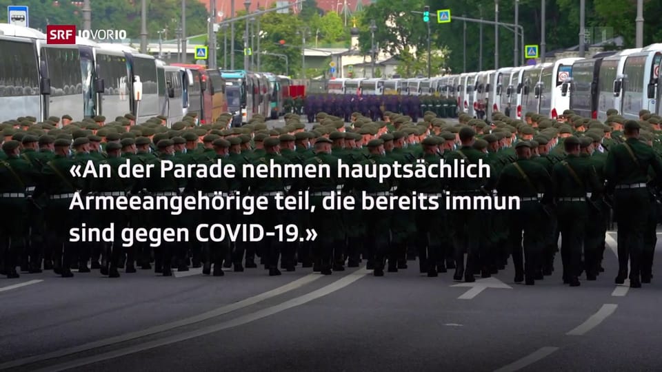 Aus dem Archiv: Militärparade in Moskau