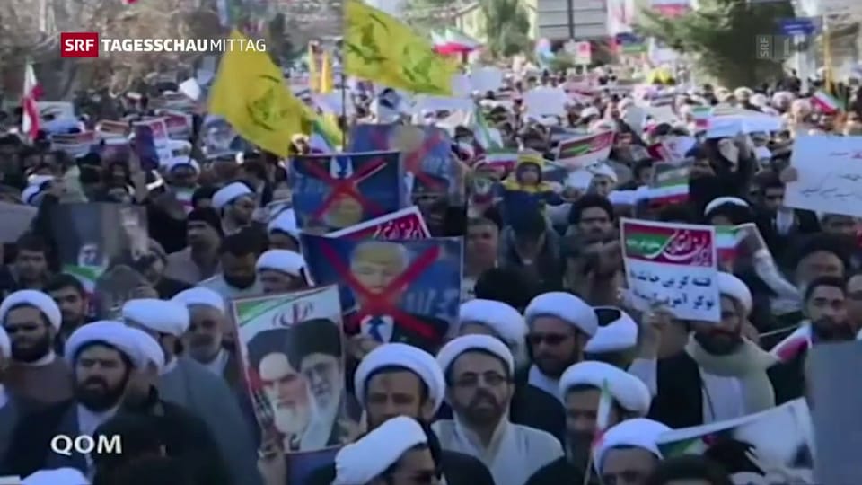 Demonstrationen auf iranischen Strassen