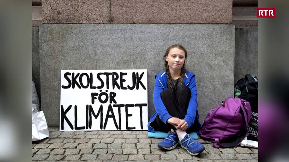 Greta Thunberg fa fieu sut il tgil 