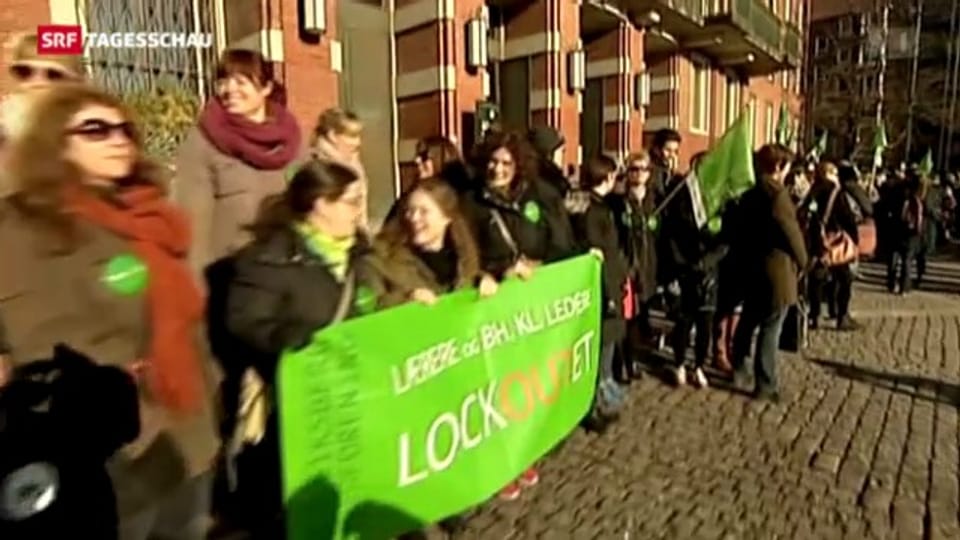 Ausgesperrte Lehrer in Dänemark
