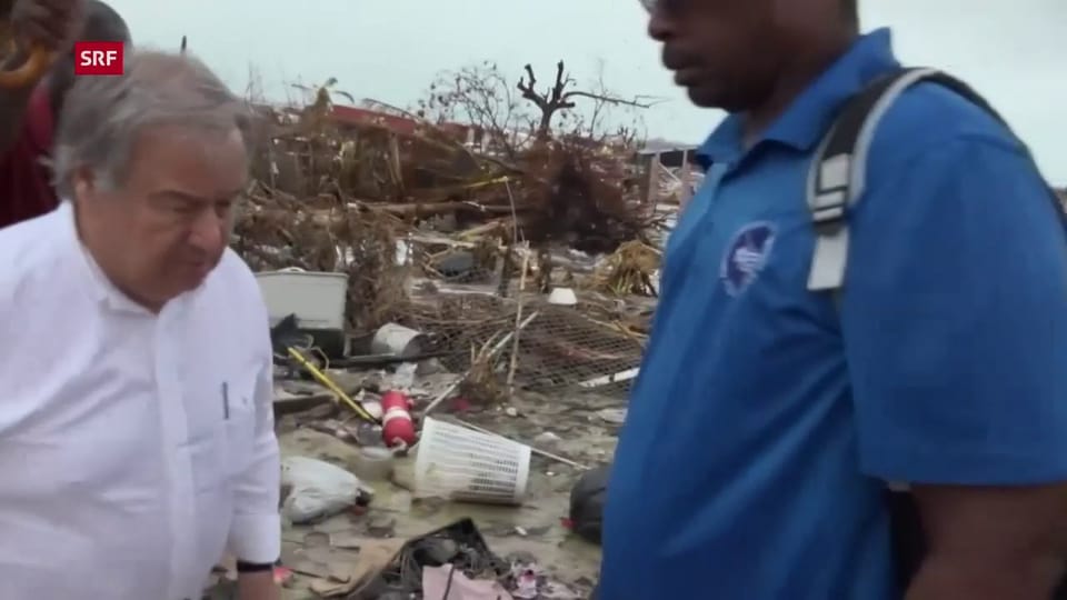 UNO-Generalsekretär António Guterres besucht das Katastrophengebiet (unkom.)