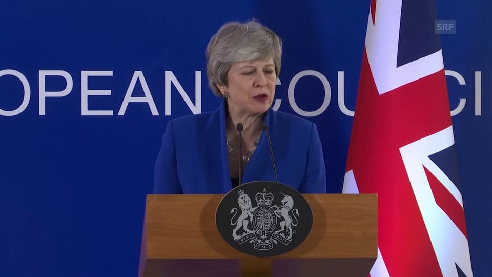 Theresa May: «Keine Europawahl, wenn wir die EU in den ersten drei Maiwochen verlassen.» (englisch)