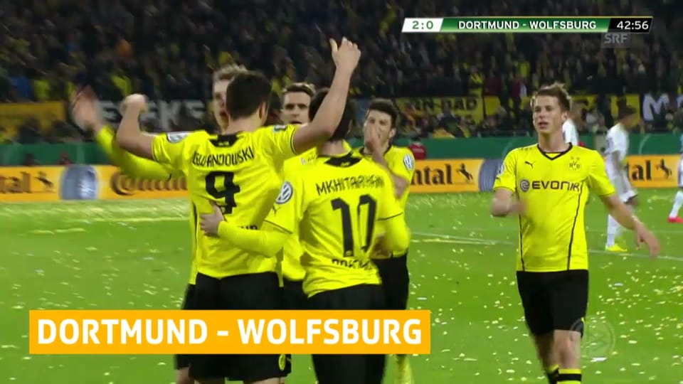 Dortmund erster Pokal-Finalist