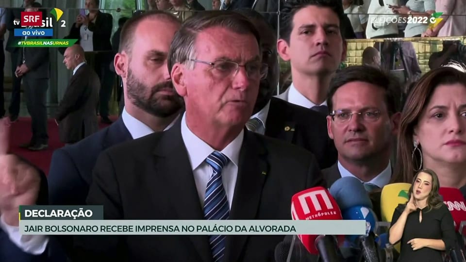 Bolsonaro: «Ich spielte immer innerhalb der vier Linien der Verfassung» (portugiesisch)
