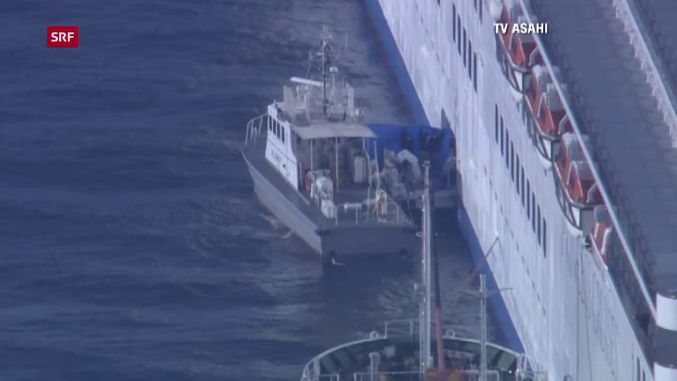 Japanisches Kreuzfahrtschiff wegen Corona-Virus-Infekten unter Quarantäne