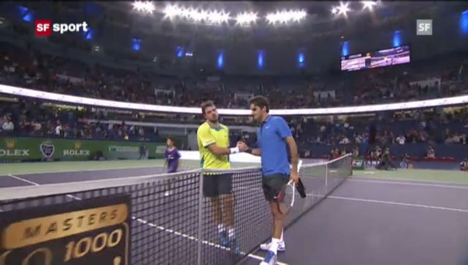 ATP Schanghai 2012: Federer - Wawrinka («sportaktuell»)
