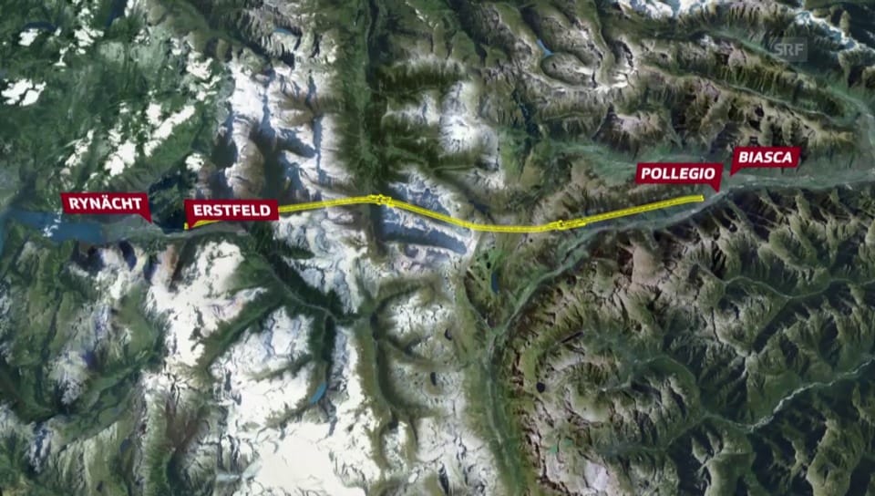 Hier findet das Gotthard-Tunnelfest statt