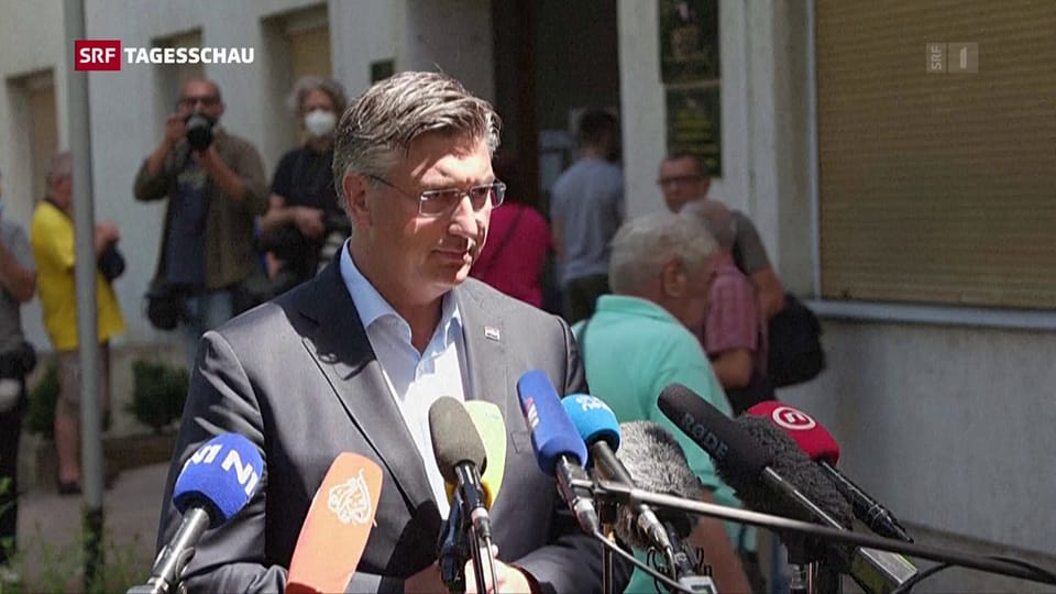 Parlamentswahlen Kroatien: HDZ liegt vorne