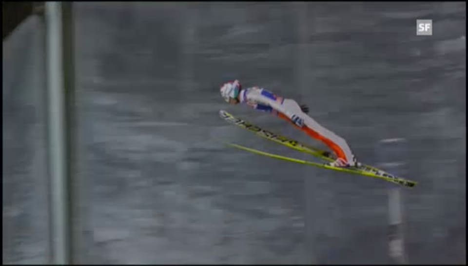 Skispringen: Der 2. Sprung von Simon Ammann («sportlive»)