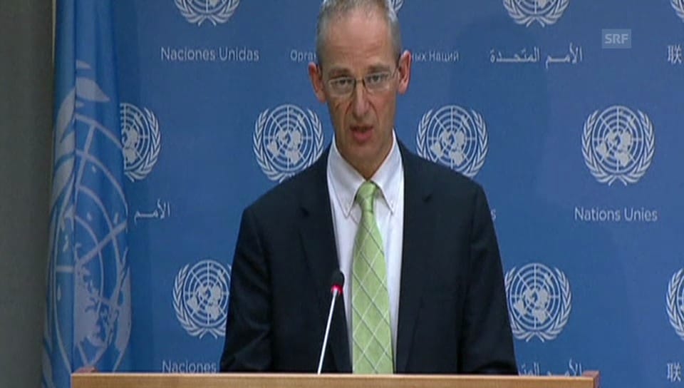 UNO-Sprecher Nesirky: Iran von Syrien-Gesprächen ausgeladen (englisch)