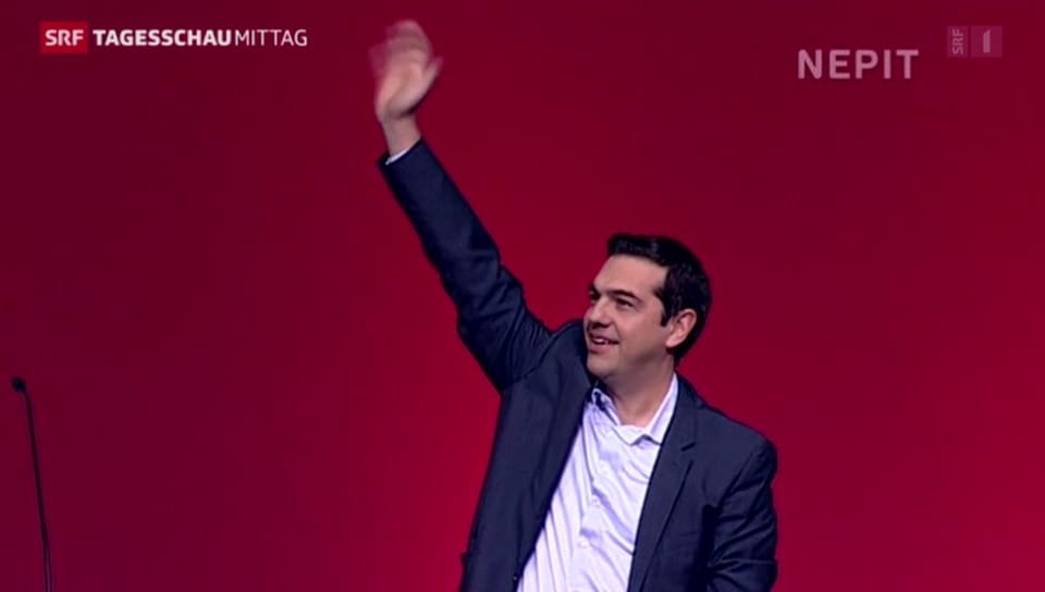 Der linke Alexis Tsipras schlägt gemässigtere Töne an