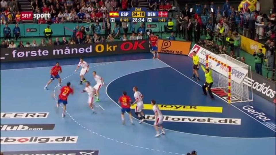 Handball: WM-Final Spanien-Dänemark