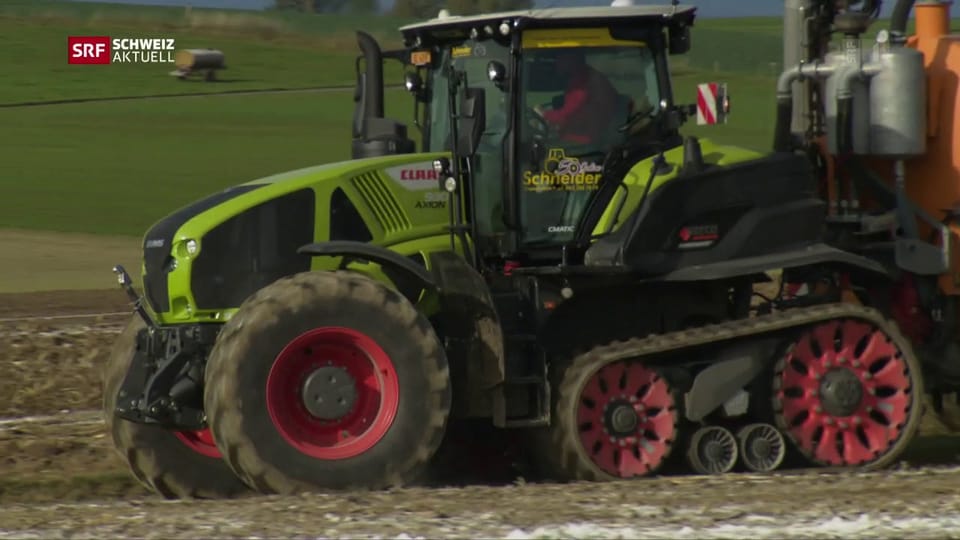 Mega-Traktoren belasten den Boden