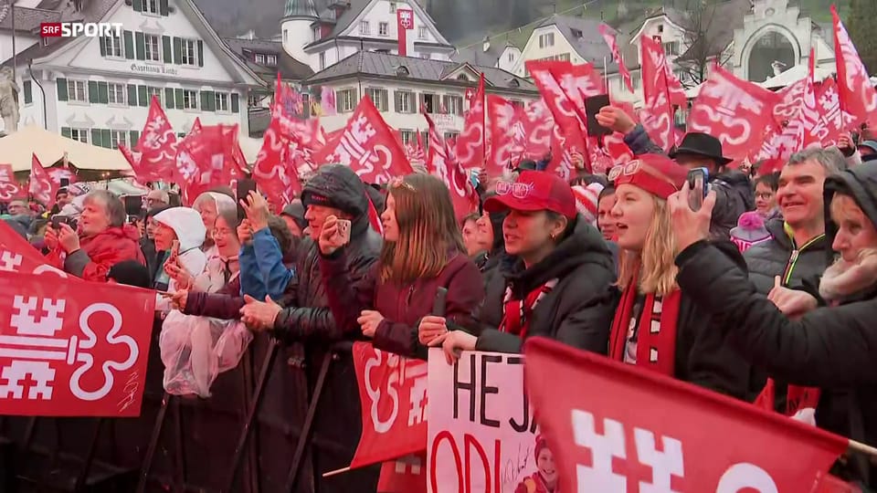 Nidwalden feiert seinen Helden Marco Odermatt