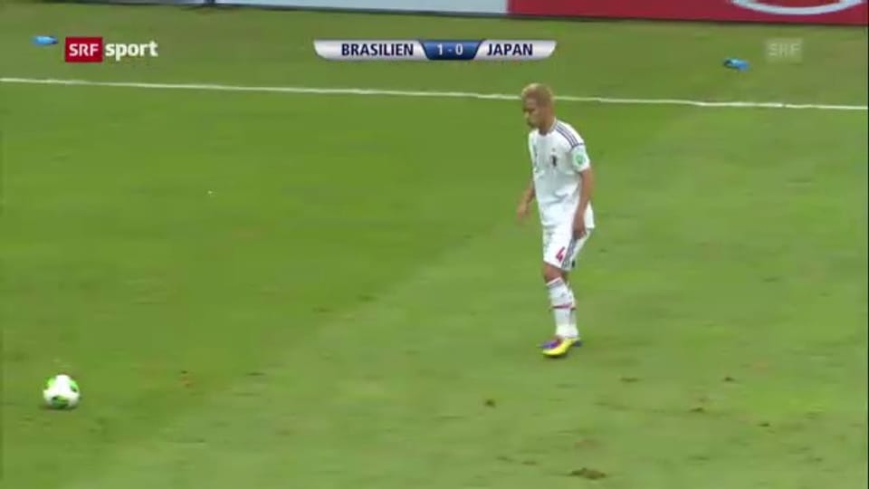 Brasilien - Japan 3:0 («sportaktuell vom 15.06.) 
