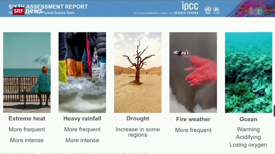 Pressekonferenz zum neusten IPCC-Bericht