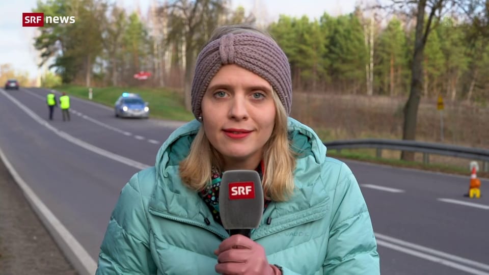 SRF-Korrespondentin Luzia Tschirky berichtet vom Grenzgebiet
