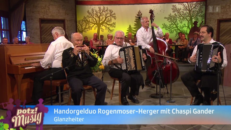 Handorgelduo Rogenmoser-Herger mit Chaspi Gander