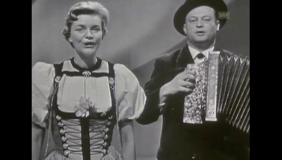 Heidi und Ernst Sommer in einer Aufnahme von 1962