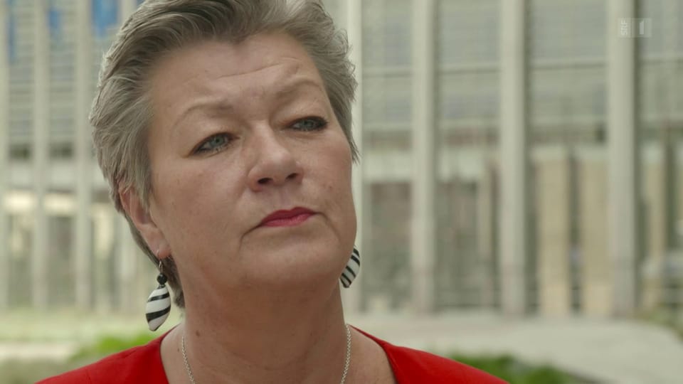 Theke: Ylva Johansson, EU-Kommissarin für Migration und Inneres
